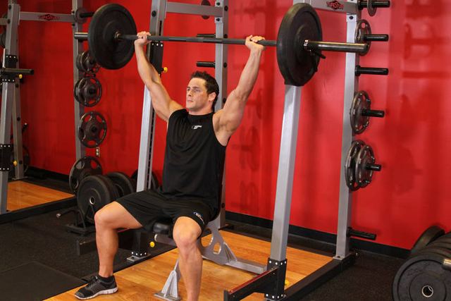 Barbell Overhead Press – start position